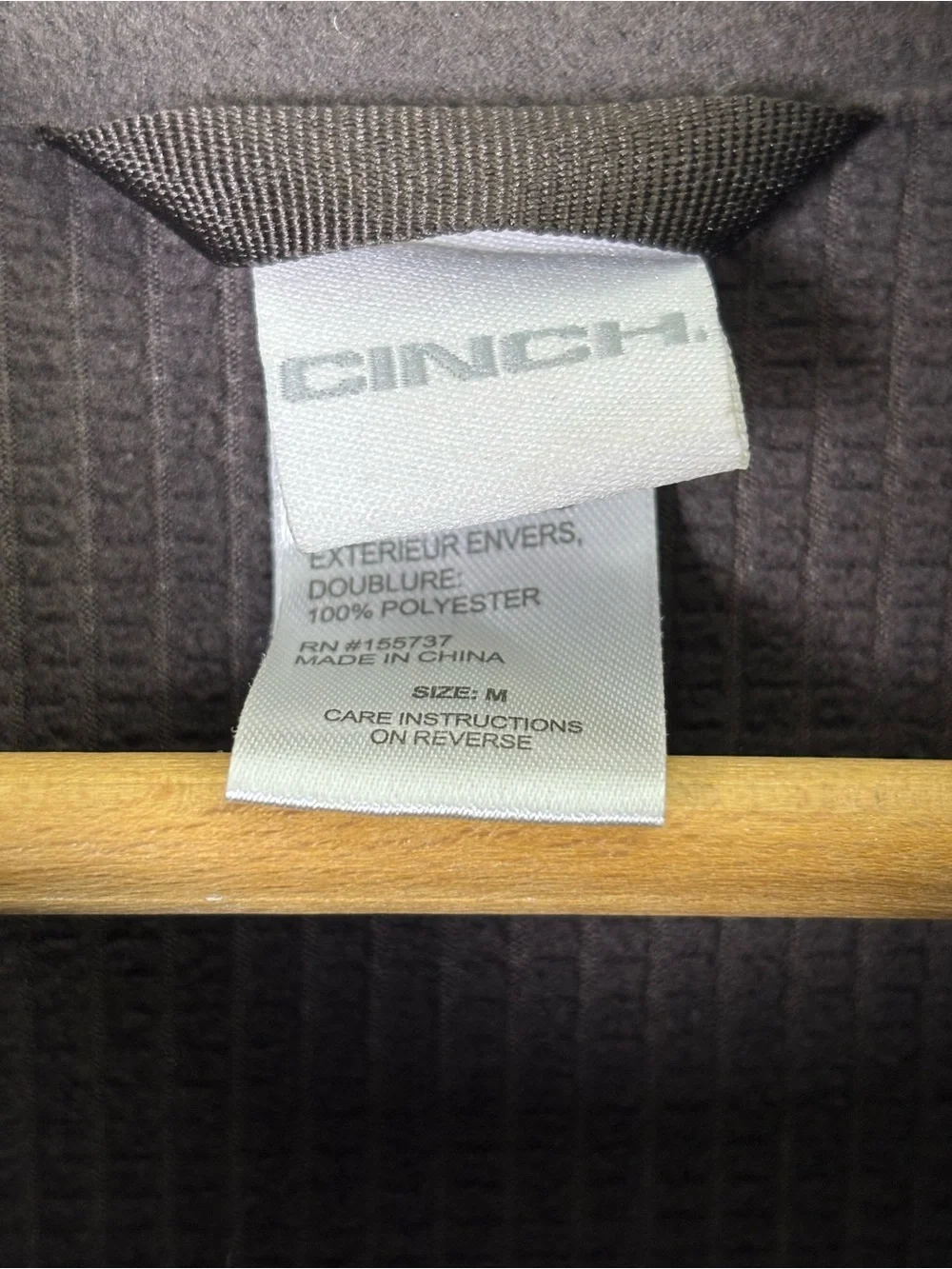 Cinch Ladies Bonded Gray Heather Soft Shell Full Zip Jacket